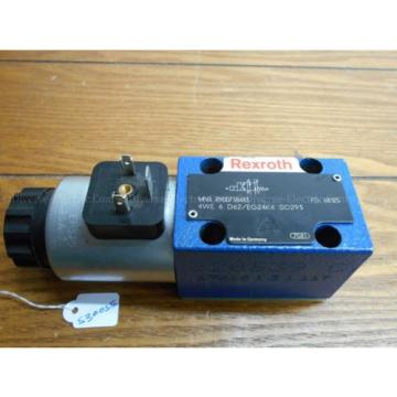 Bosch France Russia Rexroth R900738483 4WE 6 D62/EG24K4 SO293 Valve w/ R900221884 Solenoid 24V