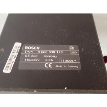 Warranty Canada Germany Bosch SE 200 Digital Servo Controller Drive Rexroth 0 608 830 123 Robot