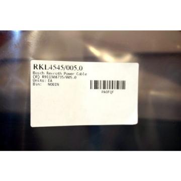 NEW Russia France BOSCH REXROTH RKL4545 / 005.0 POWER CABLE R911308735/005.0 RKL45450050