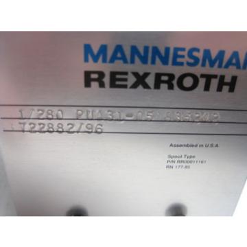 MANNESMANN Australia Mexico REXROTH 1/280 PUA13-05 835242   722882/95