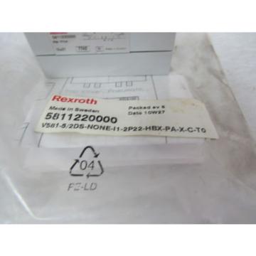 REXROTH India France SOLENOID VALVE 581-122-031-2