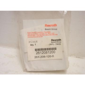 REXROTH India Canada BOSCH 261-208-120-0 NEW 261-2 PNEUMATIC VALVE 2612081200