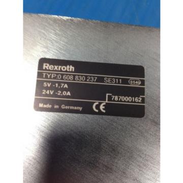 USED Canada Japan BOSCH REXROTH 0 608 830 237 TIGHTENING CONTROLLER SE311 0-608-830-237 (C32