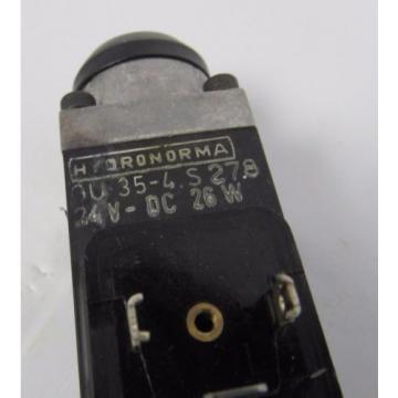 REXROTH Italy India 4 WE 6 D51/OFAG24NZ4 F28 24V DC 26W HYDRONORMA VALVE * USED *