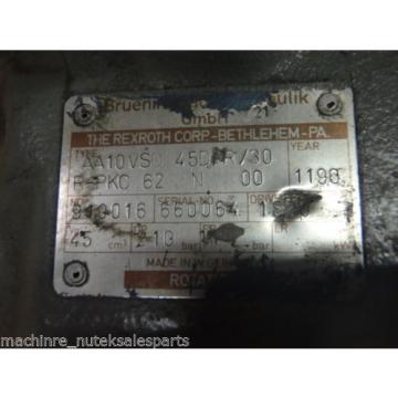 Rexroth Mexico Greece Hydraulic Pump AA10VSO 45DR/30 R-PKC-62-N-00_AA10VSO45DR/30RPKC62N00