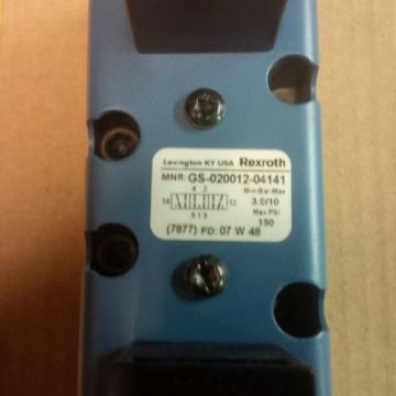 Rexroth Canada Canada ceram valves(set of 2)R434000061/GS02001204141 New