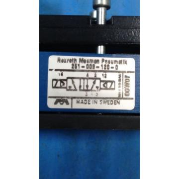 REXROTH Dutch Singapore MECMAN PNEUMATIK 261-009-120-0 PNEUMATIC VALVE 24VDC (U4)