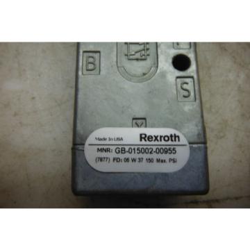 REXROTH Canada Canada GB-015002-0095 MINIMASTER VALVE ( NEW )