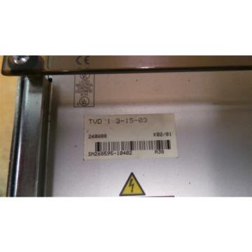 Rexroth USA Canada Indramat Bosch TVD 1.3-15-03 AC Servo Power Supply