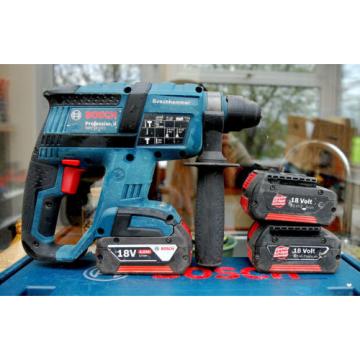 ❤ Bosch® GBH 18V-EC Professional 18V *4.0Ah SDS+ Brushless Hammer Drill 3xBatts