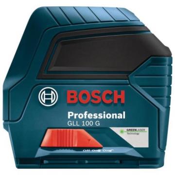 Bosch GLL 100G Green-Beam Self-Leveling Cross-line Laser