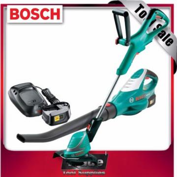 Bosch 18v Li-Ion Cordless Grass Trimmer &amp; Leaf Blower Kit ART 26-18 Li/ALB 18 Li