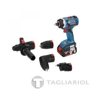 BOSCH GSR 18 V-EC FC2 PROFESSIONAL TRAPANO AVVITATORE 18V 4Ah-5 IN 1 FLEXICLICK