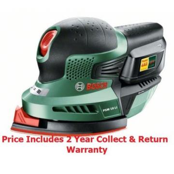 new Bosch ( 18v - 2.0ah ) PSM 18 Li Cordless Sander 06033A1372 3165140740036 *