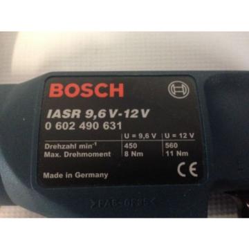 Bosch 2490 Exact Industrial Drill/Driver, 0602490631, 9.6V-12V, 8-11Nm, 450-560