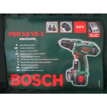 Bosch Cordless Drill PSR 9,6 VE-2