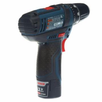 Bosch 12 Volt Lithium ion Cordless Electric Variable Speed Drill Driver Kit