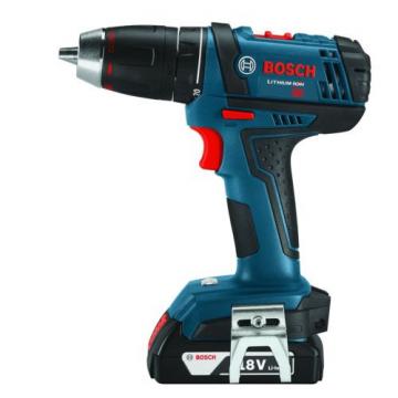 Bosch DDB181-02 18-Volt Lithium-Ion 1/2-Inch Compact Tough Drill/Driver Kit w...