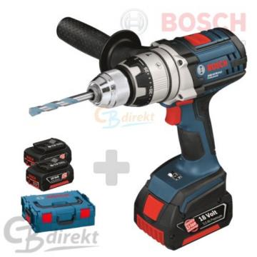 BOSCH TALADRO DE BATERÍA GSB 18-VE-2-LI INCL. 3 BATERÍAS 3,0 AH + L-BOXX