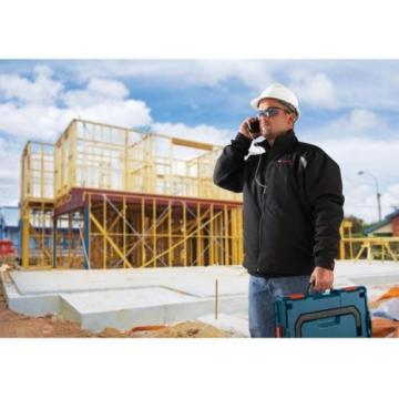 Men&#039;s Black Heated Jacket Kit 12 Volt Lithium-Ion Cordless Compact Jobsite Radio