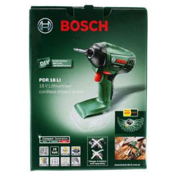 Bosch 18V Lithium-Ion Cordless Impact Driver Bare - PDR 18 LI