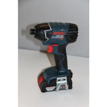 BOSCH 25618 18 LITHIUM-ION 1/4&#034; HEX IMPACT DRIVER + EXT. MUST SEE