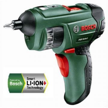 New Bosch 3.6V 1.5Ah Li-Ion PSR Select Cordless Screwdriver Power Tool