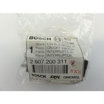 Bosch #2607200311 New Genuine OEM Switch for 1529B 1575A 1500A 1500B