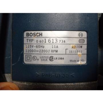 Bosch Heavy Duty Plunge Router 1613EVS, With 1/2 Carbide Bit, and RA1051 Guide!