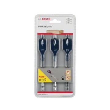 Bosch 2608587011 20/22/25 mm Self-Cut Speed Spade Bit Set (3-Piece)