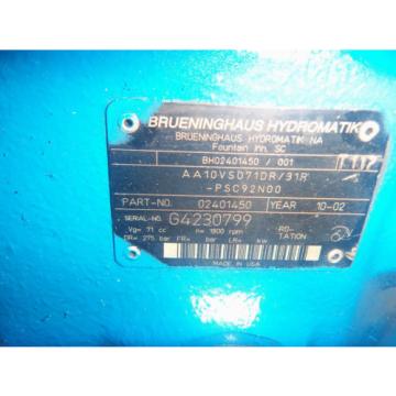 Rexroth/brueninghaus Mexico India AA10VSO71DR/31R-PSC92N00 Hydraulic Pump