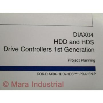 Rexroth Canada Canada Indramat DOK-DIAX04-HDD+HDS Project Planning Manual