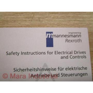 Mannesmann Japan Australia / Rexroth SV01-MS-P Manual 120-1300-B305