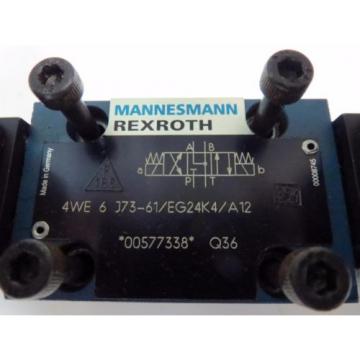 Bosch Australia Canada Rexroth Direct Operated Directional Spool Valve 4WE 6 J73-61/EG24k4/A12