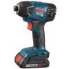 Bosch 18 Volt Lithium-Ion Cordless Electric Impact Driver Kit w/ 2 Batteries