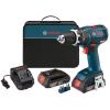 Cordless Hammer Drill Driver Variable Speed EC Brushless 18 Volt Lithium-Ion Kit