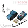 BOSCH TELÉMETRO DEL LASER GLM 150 + TRÍPODE BS 150 + BOLSO