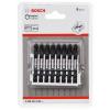 NEW BOSCH IMPACT CONTROL PZ 2 DOUBLE SIDED HEX SCREWDRIVER BITS 65MM PACK 8