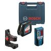 BOSCH LASER LÍNEA CRUZ 2-50 + RECEPTOR LR 2 + SOPORTE BM 1 + MALETA