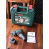 New Bosch PSR Select 3.6V Li-ion Cordless Screwdriver Case &amp; 12 Screwdriver Bits #2 small image