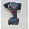 Bosch 25618-02 18-Volt Lithium-Ion 1/4-Hex Impact Driver Kit with 2 Batteries