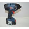 Bosch 25618-02 18-Volt Lithium-Ion 1/4-Hex Impact Driver Kit with 2 Batteries