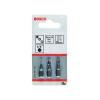 Bosch 2607001761 - Set di 3 innesti per avvitatore corti, qualità extra-dura,