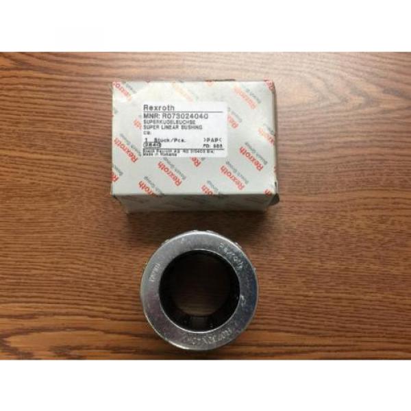 NEW Greece India REXROTH SUPER LINEAR BUSHING KBSH-40-DD PN# R073024040 #1 image