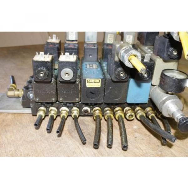 Rexroth Singapore Singapore Ceram 6-Valve Air Control Manifold Assembly w/ Regulators *FREE SHIP* #10 image