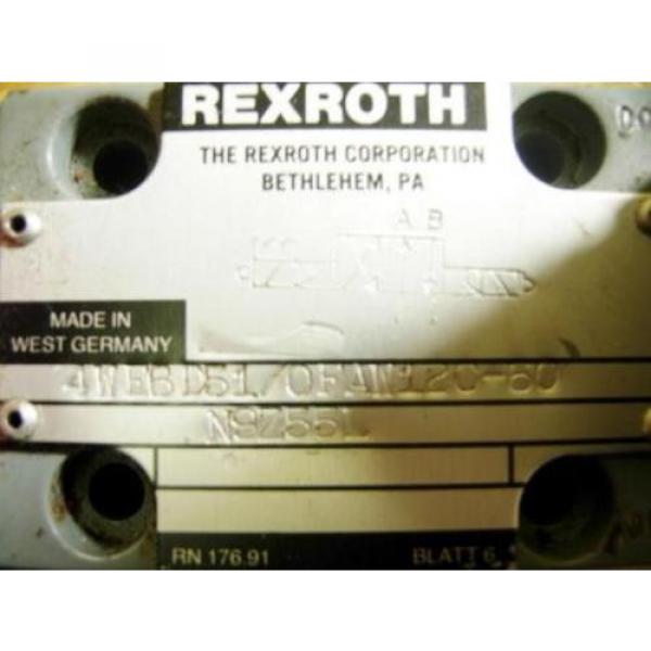 REXROTH Singapore USA DIRECTIONAL VALVE 4WE6D51/OFAW120-60 #2 image