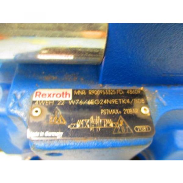 REXROTH Singapore Germany 4WEH22W76/6EG24N9ETK4/B08 R4WE6J62/EG24N9K4/B08 4 WAY CONTROL VALVE #3 image