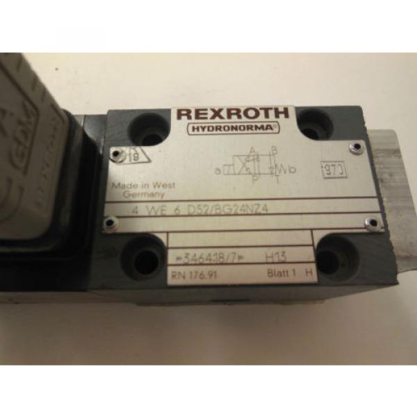 NEW Italy Italy REXROTH 4-WE-6-D52/BG24NZ4 DIRECTIONAL VALVE 4WE6D52BG24NZ4 #2 image