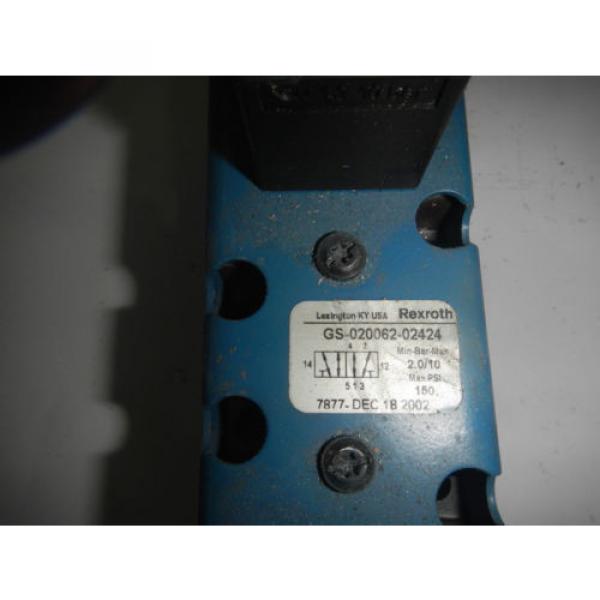 Rexroth Germany Greece GS-020062-02424 120VAC Pneumatic Valve #2 image