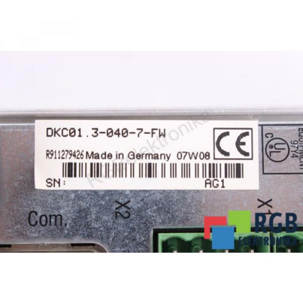 DKC01.3-040-7-FW Dutch Egypt FWA-ECODR3-SMT-02VRS-MS WITHOUT COVER ECODRIVE REXROTH ID26659 #6 image